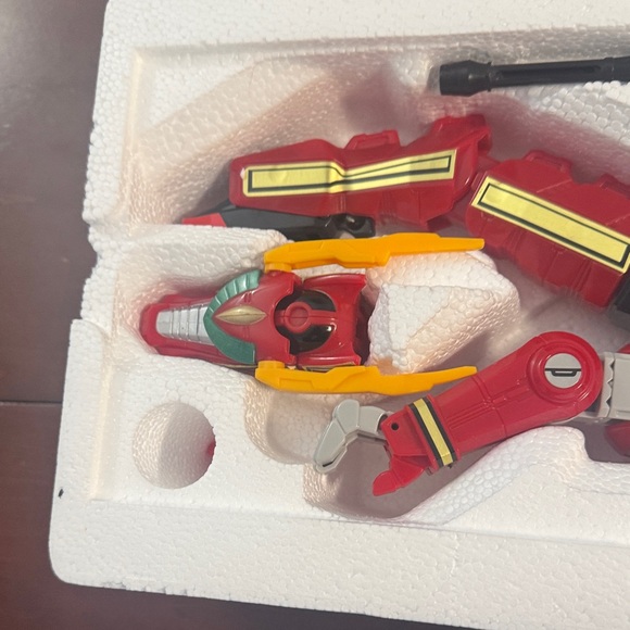 Vintage 1994 Mighty Morphin Power Rangers Red Dragon Thunderzord (orig. pkg). - Picture 12 of 16